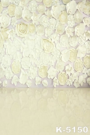 Three-dimensional Paper-cut Flowers Wall Wedding Best Photography Backdrops