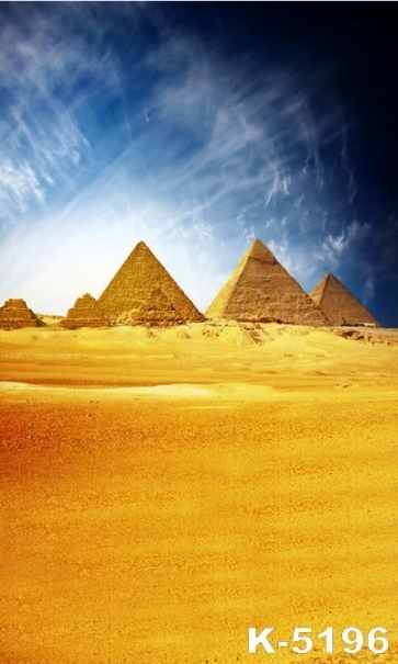 Pyramids in Gobi desert Scenic Photo Prop Background