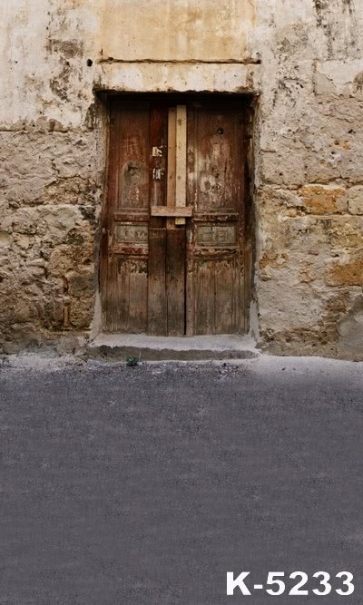 Mud Wall Background Vintage Old Wood Doorway Backdrop Studio Photography Background Decoration Prop