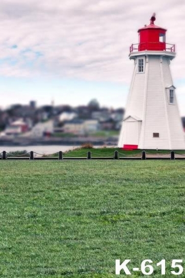 White Windmill House by Riverside Green Grassland Photography Background