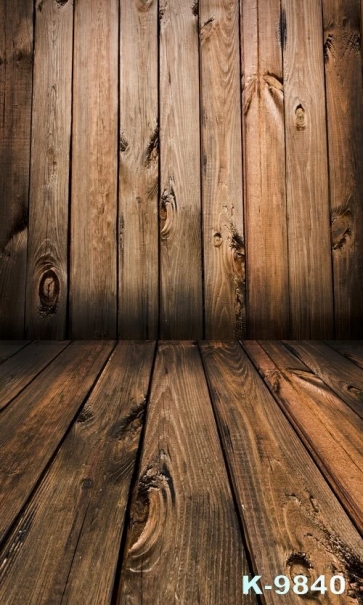 Classic Color Wooden Wall Floor Custom Vinyl Photography Backdrops