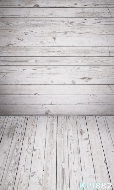 White Wooden Floor Wall Photography Background Vinyl Wood Backdrop