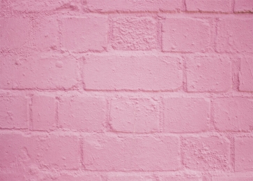 Light Pink Retro Brick Wall Background Party Photography Backdrop