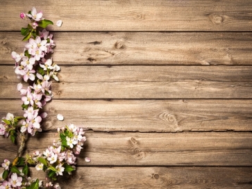Rustic Wood Floral Backdrop Birthday Party Baby Shower Photography Background