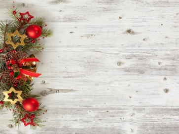 Gray Rustic Wood Backdrop Christmas Party Photography Background