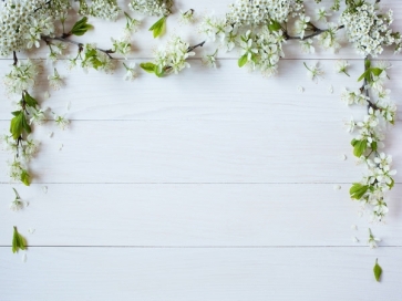 Rustic DIY Wood Backdrop With Flowers For Wedding Photography Background