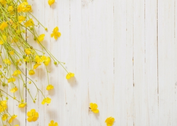 Small Yellow Flowers Vertical Texture Burlywood Photo Prop Background