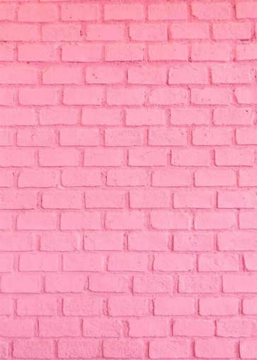 Pink Brick Wall Backdrop For Party Photography Background