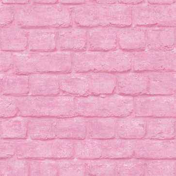 Pink Brick Wall Backdrop Party Studio Photography Background
