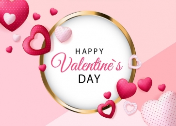 Valentine's Day Backdrop Heart Shape Photography Background