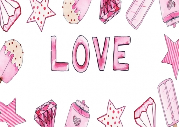 Lovely Sweetheart Love Background Valentine's Day Backdrop