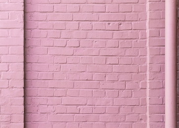 Retro Pink Brick Wall Background Studio Photography Backdrop