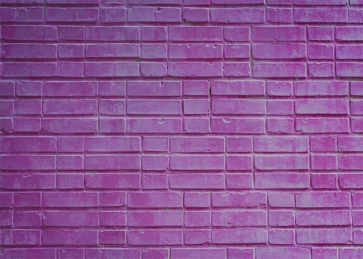 Retro Purple Brick Wall Background Party Photography Backdrop