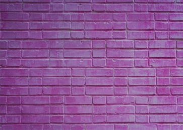 Retro Purple Brick Wall Background Party Photography Backdrop