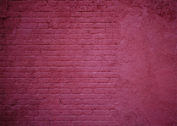 Rose Red Retro Brick Wall Backdrop Party Studio Photography Background