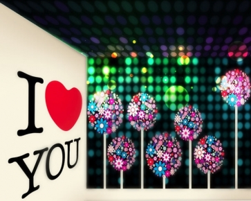 I Love Glitter Stage Backdrop Party Photography Background Decoration Prop