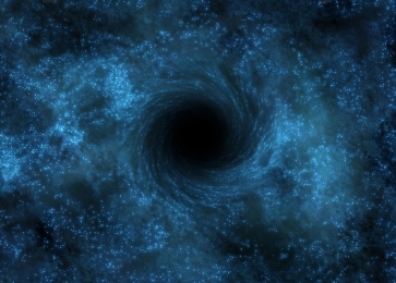 Blue Sky Glitter Night Star Backdrop Black Hole Background Photo Studio