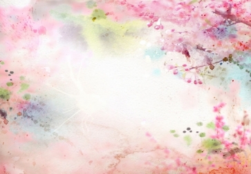 Personalized Colorful Flowers Painted Plain Backdrops Textured Photography Background Prop