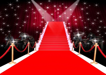 Vinyl Red Carpet Backdrop Stage Party Photography Background