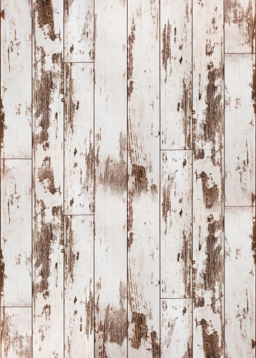 White Old Vinyl Wood Backdrop Studio Photography Background