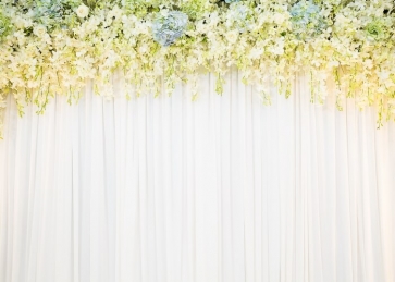 Bridal Shower Wedding Flower Backdrop  Photo Studio Photography Background