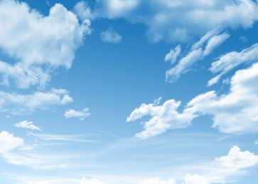 Blue Sky White Cloud Backdrop Photo Studio Photography Background