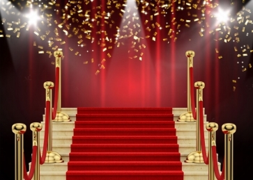 Luxury Retro Red Carpet Backdrop Stage Photography Background