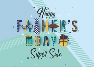 Unique Personalized Happy Father's Day Backdrop Photography Background