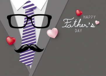 Business Suit Tie Background Happy Father's Day Backdrop