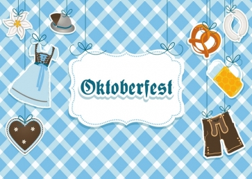 Happy Oktoberfest Party Backdrop Studio Photography Background Decoration Prop