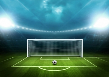 Football Goal Backdrop Playground Athletic Sports Field Party Event Photography Background