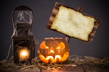 Halloween Party Pumpkin Lantern Kerosene Lamp Board Photography Backdrops