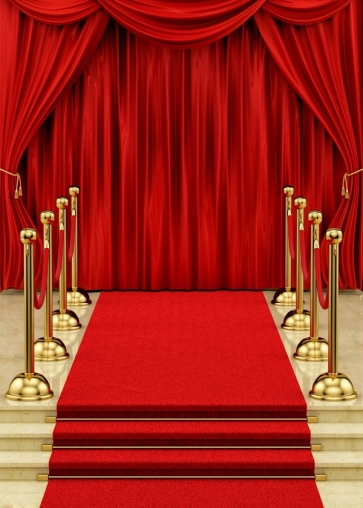 Vinyl Red Carpet Backdrop Stage Photography Background
