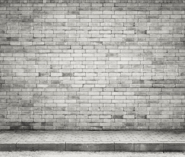 Simple Stylish Outside Grey Wall Background Thin Strip Brick Backdrops