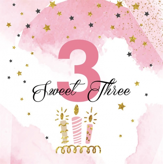 3rd birthday clearance baby girl