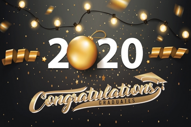 Personalized High School 2020 Graduation Backdrop Decorations Background