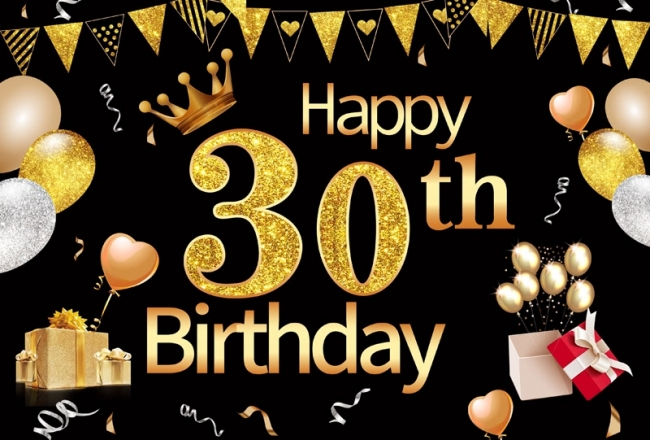 Top 10 happy 30th birthday zoom background - Hình nền zoom sinh nhật yêu thích nhất của bạn miễn phí