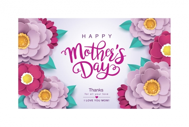 3d Fresh Flowers Around Mother S Day Backdrop Photo Booth Background