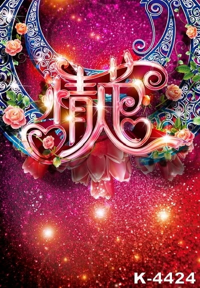  Chinese Letters Valentines Day Large Photography Backdrops