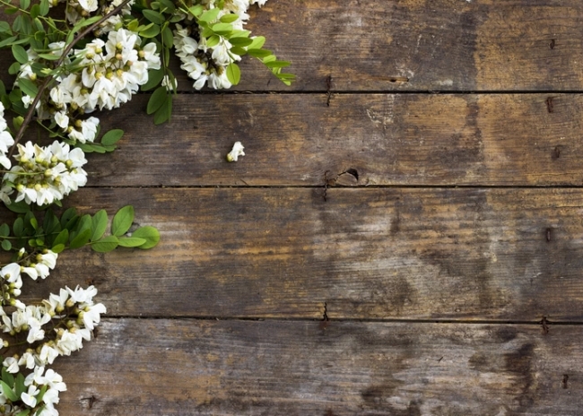 Photography Background Rustic Faux Dark Texture Wood Flowers Backdrop