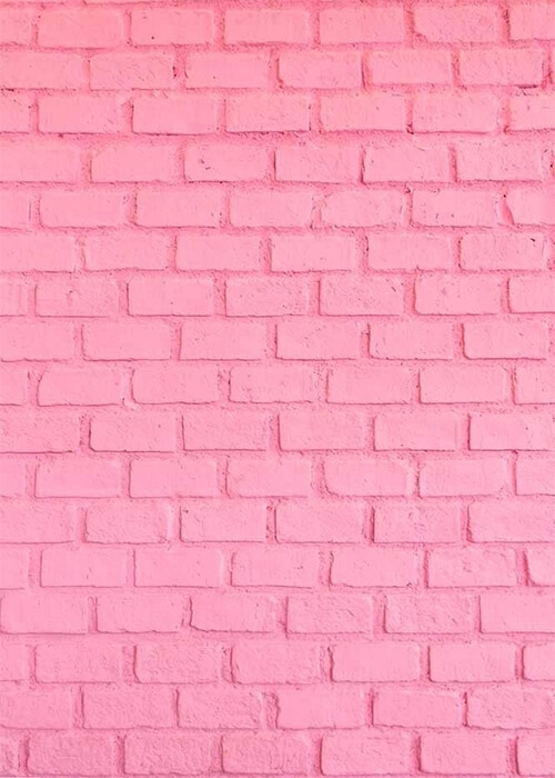 Pink Brick Wall Backdrop For Party Photography Background