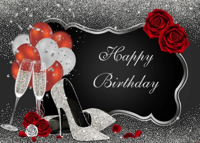 Red High Heels - African American Birthday Greeting Cards – Black Stationery