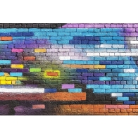 Colorful Brick Wall Backdrop Studio Colored Photography Background