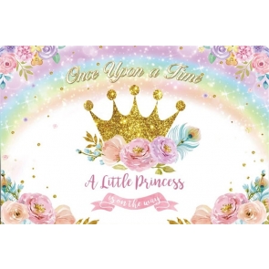 Little Princess First Birthday Backdrop Decoration Prop Photography Background