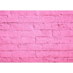 Beautiful Pink Brick Wall Background Party Photography Backdrop