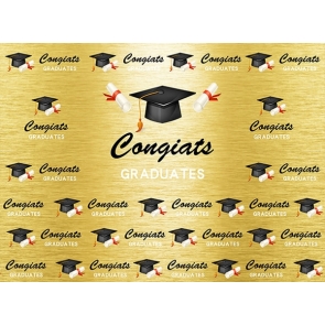 Bachelor Cap Preschool Graduation Backdrops Photography Background