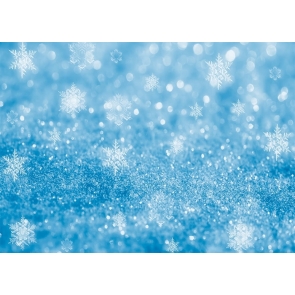 Glitter Snowflake Backdrop Christmas Party Photography Background Decoration Prop