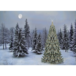 Christmas Tree Backdrop Party Decoration Prop Stage Photography Background