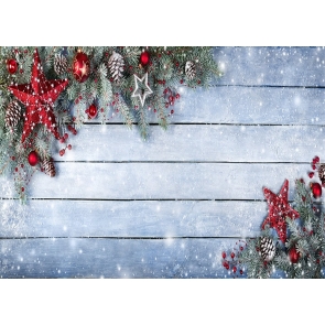 Wood Board Christmas Party Backdrop Decoration Prop Photography Background