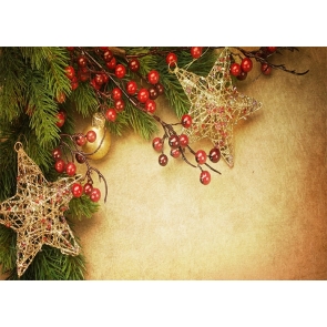 Gold Five Pointed Star Texture Background Decoration Christmas Party Backdrop For Photography